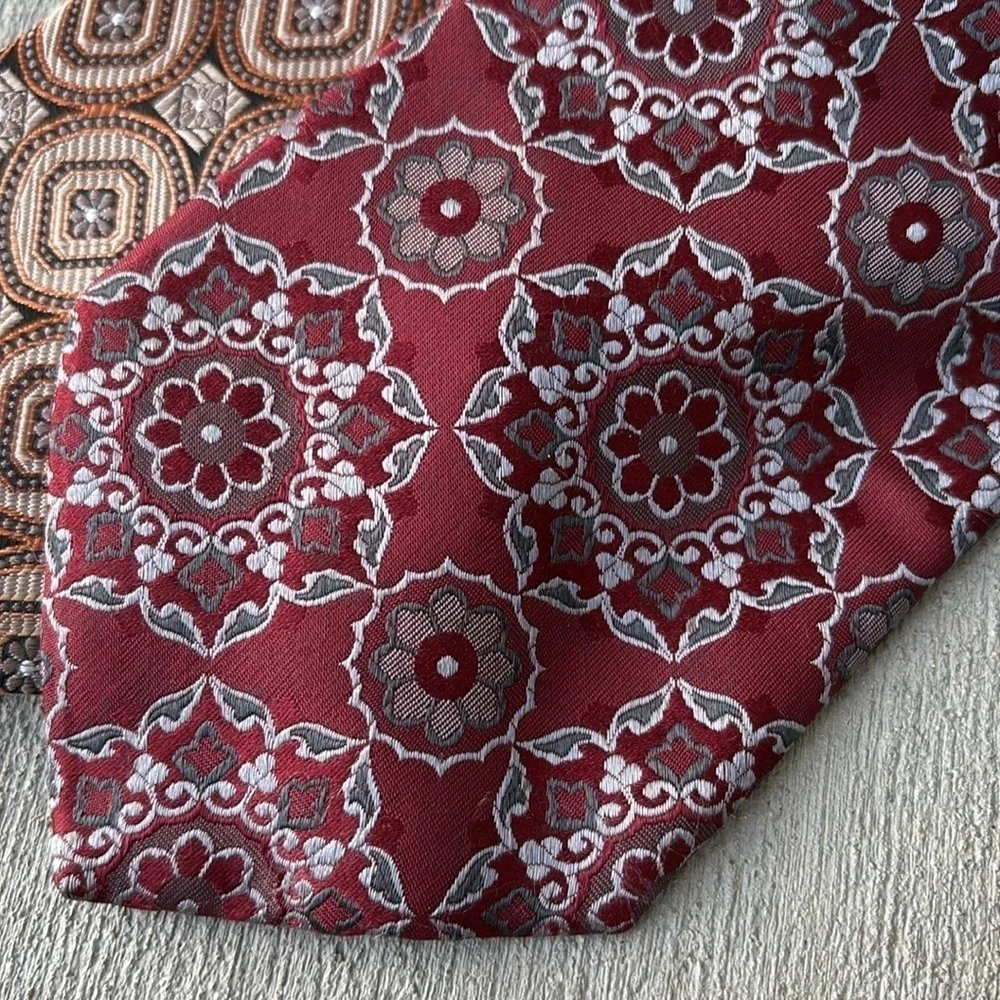 Lot of 3 Pronto Uomo Ties 100% Silk Men's
